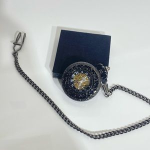 Old school pocket watch automatic movement